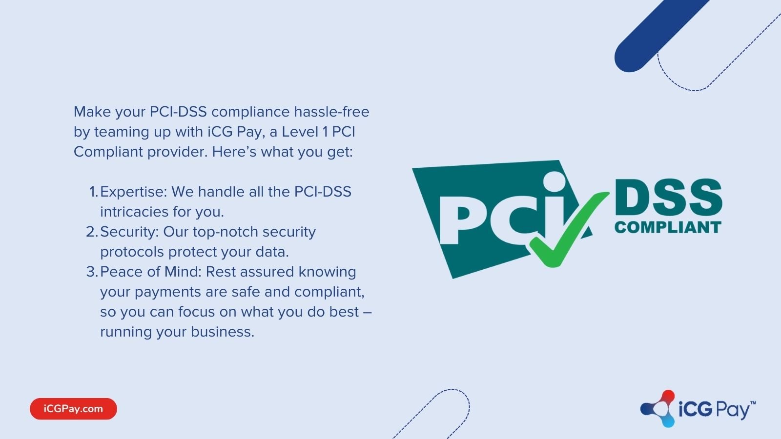 Reduce PCI scope with iCG Pay