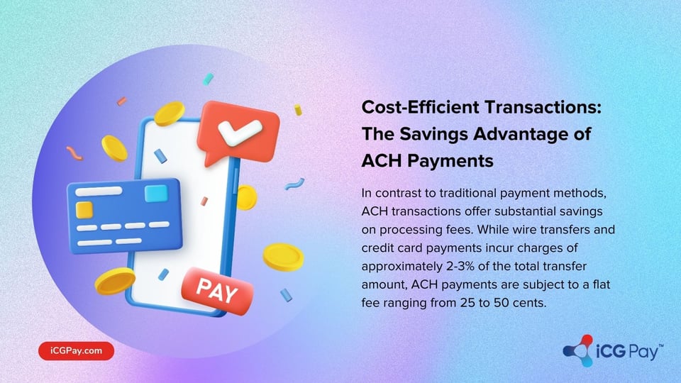 Cost effective ACH payments
