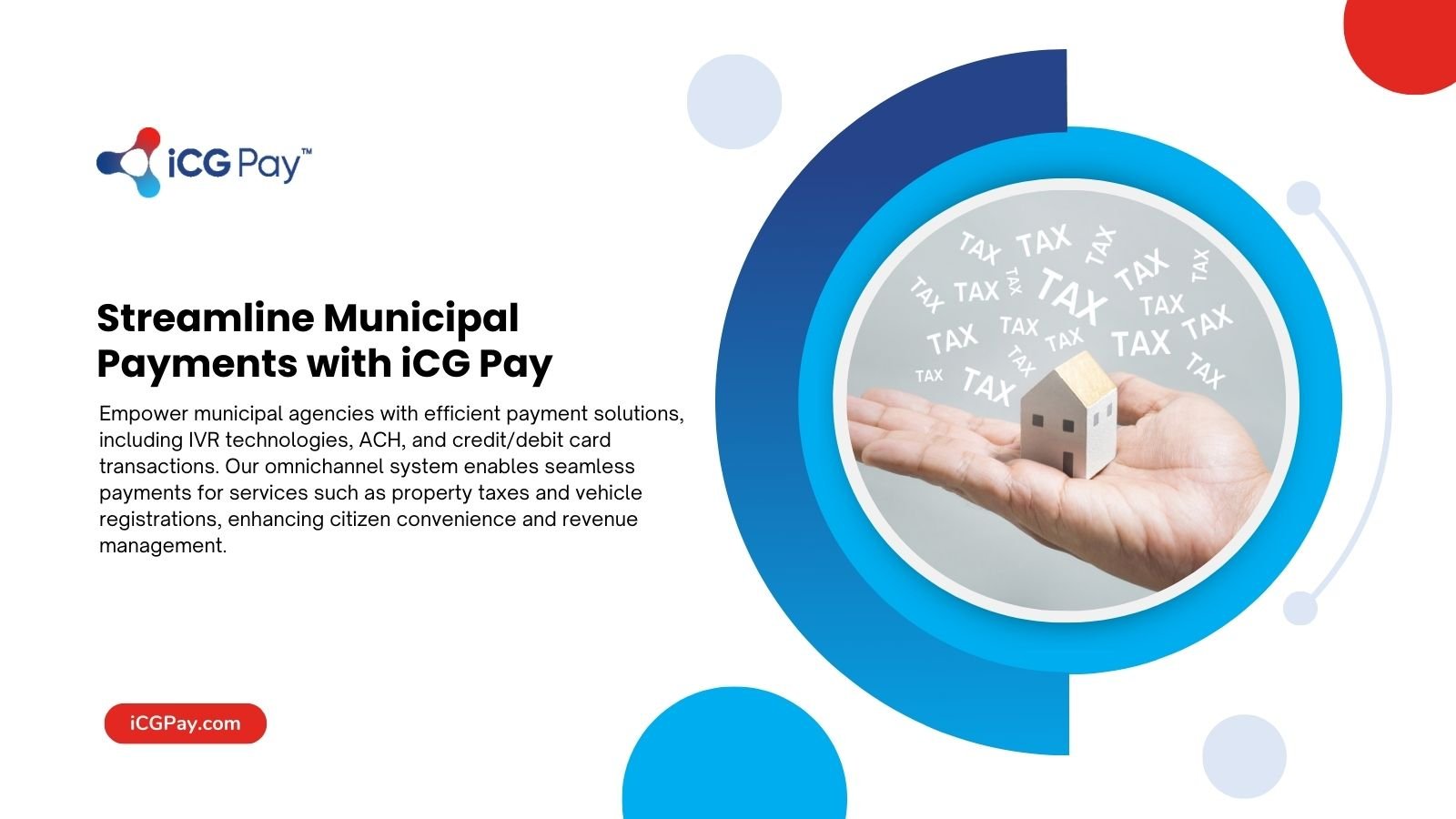 Streamline municipal payments with iCG Pay