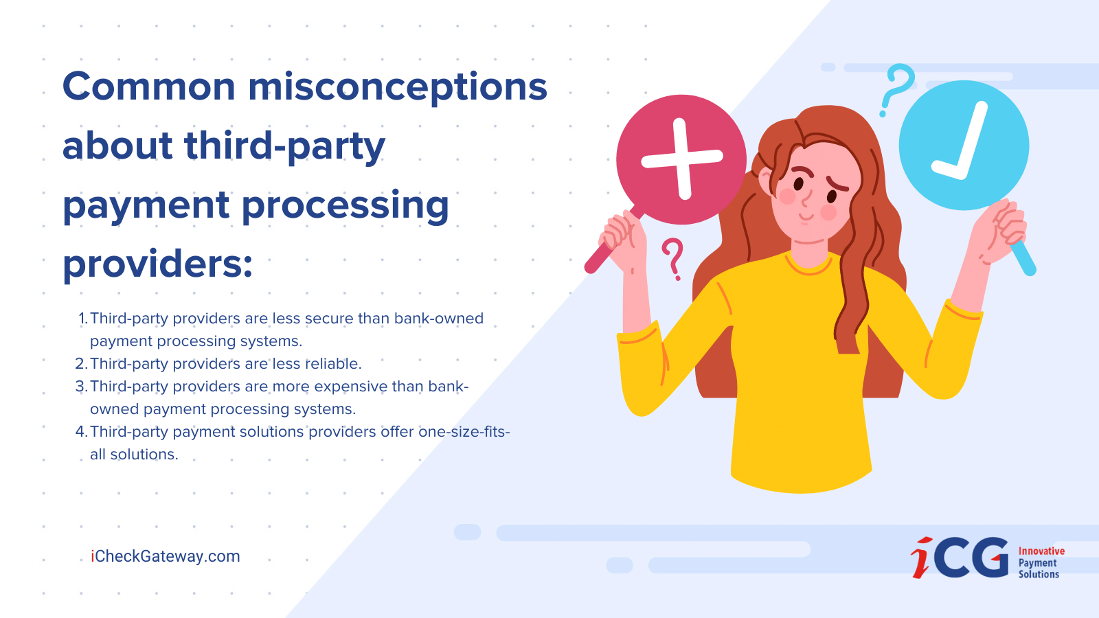 Common misconceptions about third-party payment processing providers