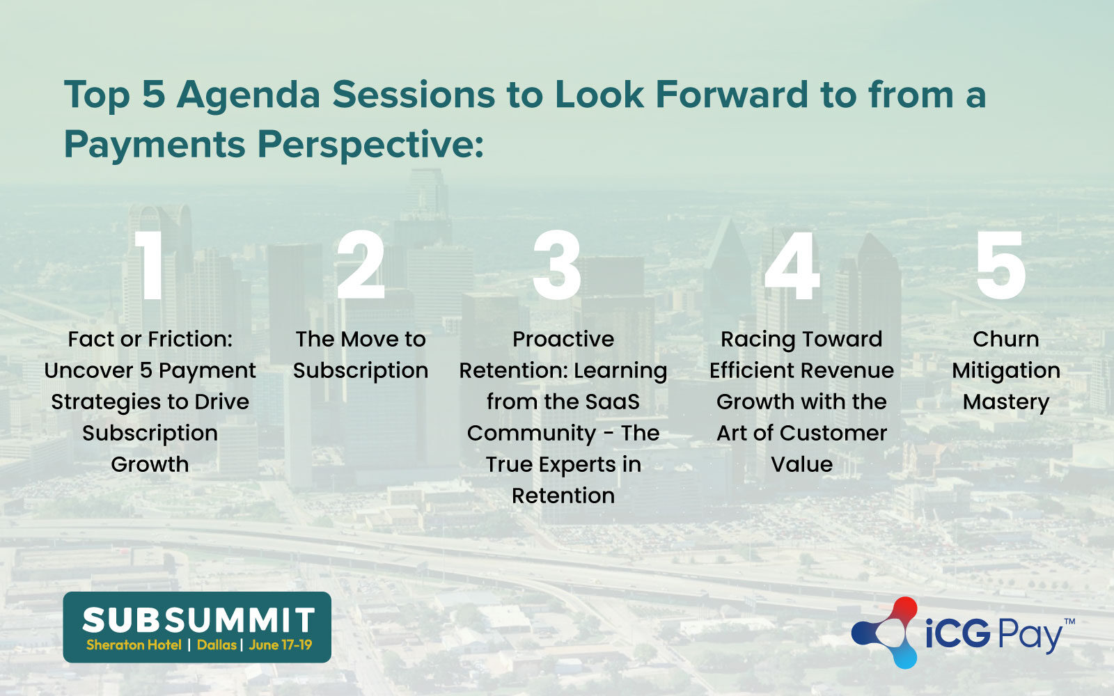 SubSummit 2024 agenda sessions to look forward to